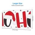 thumbnail image 2 of Rateoe HOHOHO Christmas Print Mouse Pad - Extended Large Gaming Mousepad,Non-Slip Stitched Edge,16x29.5 Inch, 2 of 8