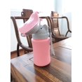 thumbnail image 4 of Orinal de viaje, taza portátil para orinar para orinal para niñas, inodoro de emergencia para acampar, viajes en coche y entrenamiento para orinar para niños (rosa), 4 of 5