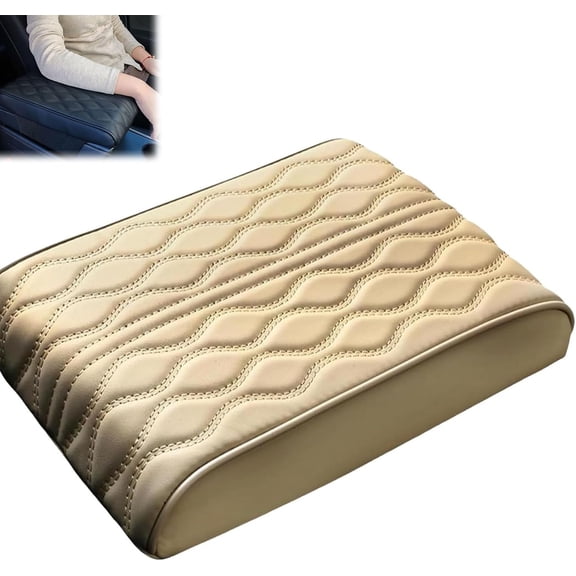 Proposition memory foam car armrest pads, front armrest covers, universal memory foam car armrest and seat cushion protectors, and booster pads.