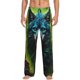 thumbnail image 1 of Balery Fluorescent Wolf Pantalones de pijama para hombre, pijama ultraligero, pantalón de descanso-Medium, 1 of 6