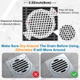thumbnail image 5 of INVIHUG Disposable Shower Drain Hair Catcher Mesh Stickers, 25 Pack, Hair Catchers for Shower, 5 of 8