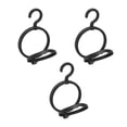 thumbnail image 4 of Black Wig Hanger3Pcs Hanging Wig Stand Wigs Storage Holder Hanging Wig Rack Unrivaled Performance, 4 of 5