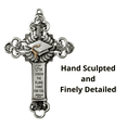 thumbnail image 5 of Silver Toned Graduation Wall Hanging Cross Jeremiah 29:11, 5 Inches, 5 of 7
