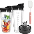 thumbnail image 1 of Vasos de Repuesto para Licuadoras, de 32 y 24 Oz, Compatibles con Auto IQ Smoothie Cups., 1 of 8