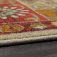 thumbnail image 4 of Mohawk Home Prismatic Scarlett Gold Traditional Ornamental Oriental Precision Printed Area Rug, 5'x8', Gold & Red, 4 of 5