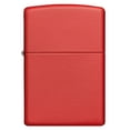 thumbnail image 2 of Zippo Classic Red Matte Windproof Pocket Lighter, 2 of 6