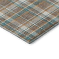 thumbnail image 3 of Addison Rugs Mayfield Premium Machine Washable Transitional Plaid Taupe Rectangle Rug, 5' x 7'6", 3 of 6