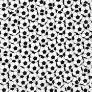 Boston International C957907 Paper Cocktail Napkin Soccer Black - case of 3