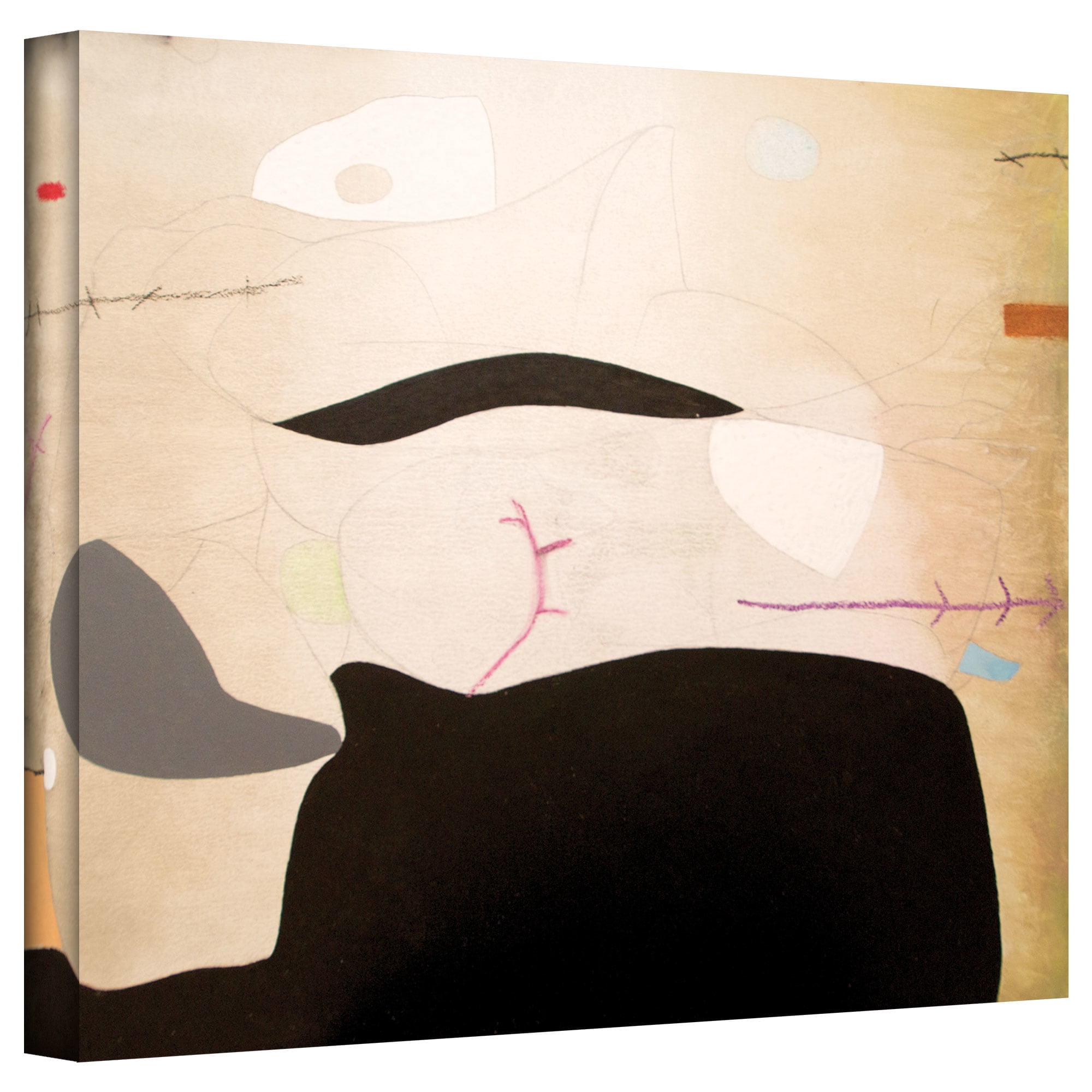 ArtWall Jim Morana "Robbery" Gallery-wrapped Canvas