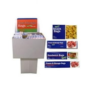Bulk Buys Sandwich and freezer bag display Case Of 180