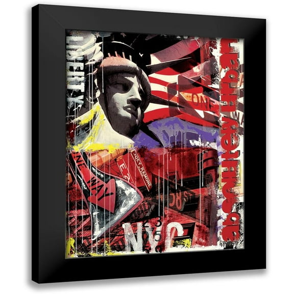 Gachaga, Vincent 12x14 Black Modern Framed Museum Art Print Titled - Absolutely Urban