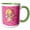 Green/White, variant on 3drose, Cupid, 11oz Two-tone Yellow Mug