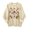 thumbnail image 1 of RKSTN Sweat-Shirt pour Femmes Col Rond Imprimé de la Saint-Patrick Manches Longues Chandails en Molleton de Noël, 1 of 4