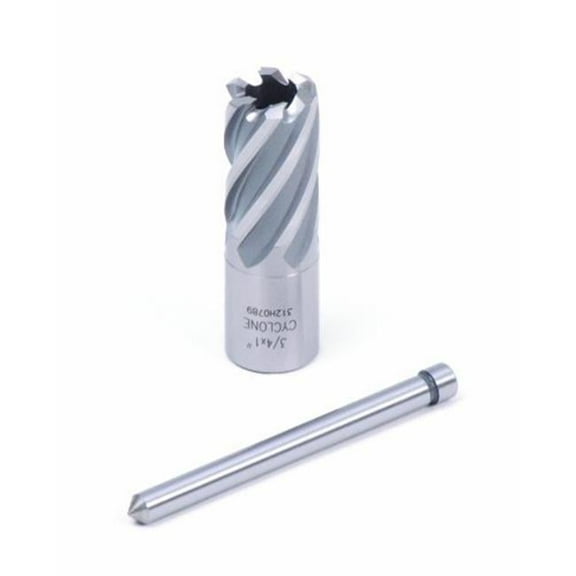Evolution Cyclone Annular Cutters, 3/4 in Dia, Twist Point, High-Speed Steel - 1 EA (510-CC750)