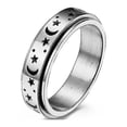 thumbnail image 1 of Anillos para la ansiedad, anillo giratorio de acero inoxidable para mujeres y hombres, 1 of 3