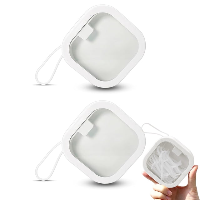 Organizador portátil pequeño para corbatas de pelo, 2 uds., puede ser apilable, almacenamiento de cajas para el cabello o organizador de artículos pequeños en el escritorio