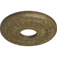 thumbnail image 3 of Ekena Millwork 12 1/8"OD x 3 5/8"ID x 7/8"P Nadia Ceiling Medallion (Fits Canopies up to 4 7/8"), Hand-Painted Mississippi Mud Crackle, 3 of 8