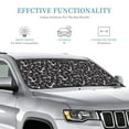 thumbnail image 2 of Wukai Anchors Car Windshield Sunshade - Cool Reflective Sun Blocker for Small Sedans and Mini SUVs-, 2 of 7