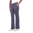 thumbnail image 2 of Jockey Women's High Waist Moisture Wicking Side Pockets Cross Waist Yoga Active Pants-Purple / 3X, 2 of 6