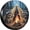 Adventure Raccoons, variant on Bear with Mountains Spare Tire Cover for Trailer Rv SUV Truck Camper,Funny Cute Tire Cover Waterproof Wheel Protectors for Camping Outdoor Travel,Universal Fit,15 inch