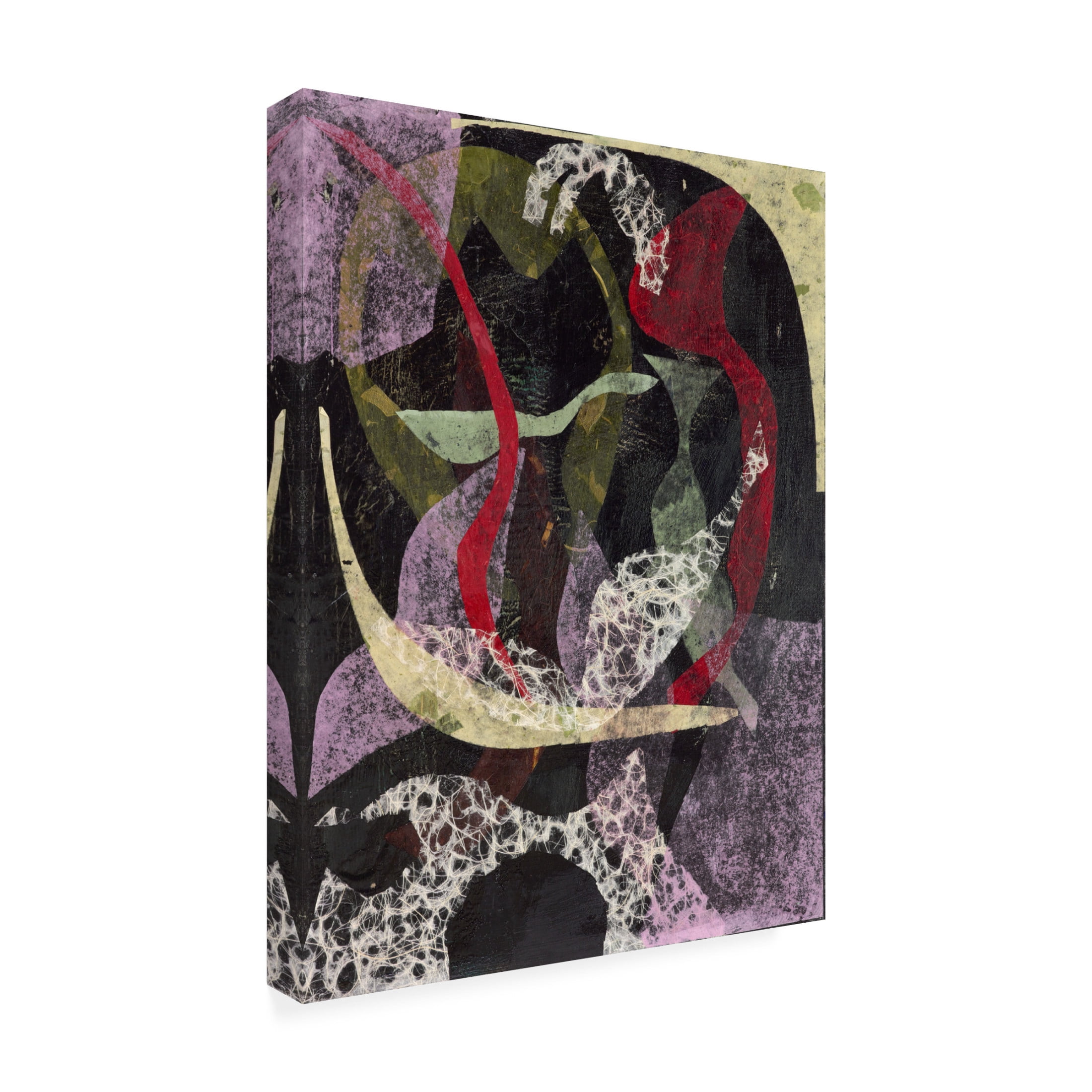 Canvas Wall Art - Ellen Kossoff 'Leather And Lace' Wall Art for Living Room, Bedroom, or Office Décor by Trademark Fine Art - 24 x 32 Inches