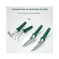 thumbnail image 3 of Juego De Herramientas De Jardinería Labg Acero Inoxidable verde, 3 of 5