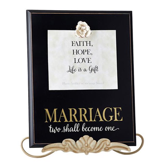 CB Gift YC709 12 x 15 Plateau de Table Encadrée - Grâce Souvenir - Mariage