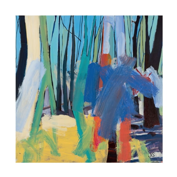 Canvas Wall Art - Jessica Singerman 'Pilot Mountain 7' Wall Art for Living Room, Bedroom, or Office Décor by Trademark Fine Art - 14 x 14 Inches