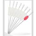 thumbnail image 3 of Toystoory Square 7 + 1 Gel de sílice Space Beans Conector de concentricidad de alta hermeticidad Fish Bobber Stopper Accesorios de pesca Pescar blanco y rojo L Toystoory DJ0991-04, 3 of 6