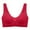 Red, variant on Loopsun Plus Size Bras for Women, Woman Color Thin and Steel Hoop Gathered Breathable Underwear for Daily Bras Beige XL