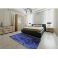thumbnail image 4 of Ahgly Company Indoor Rectangle Patterned Royal Blue Area Rugs, 8' x 12', 4 of 6