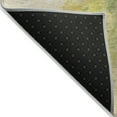 thumbnail image 4 of HomeRoots 579725 9 x 12 ft. Abstract Washable Indoor & Outdoor Rectangle Area Rug, Green & Yellow, 4 of 5
