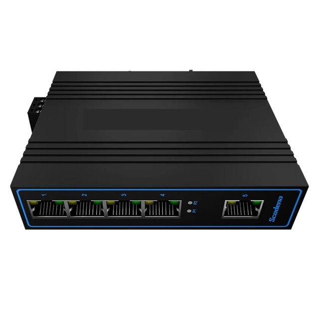 Industrial Ethernet Switch Fast Network 5 Port 10/100Base-T DIN IP40 Outdoor Network Switch ,Security