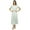 White, variant on Bimba Women's Floral Smocked Waist Cotton Maxi Summer Chic Dress