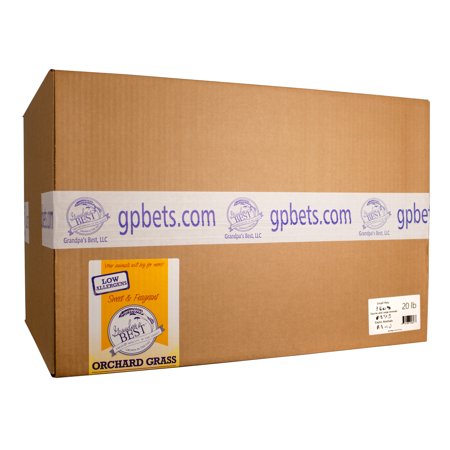 UPC: 0850166006473 | Grandpa s Best Orchard Grass 20lb Loose Boxed Hay
