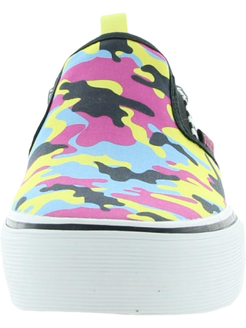 Punkrose Women's Volt'd-Anything Goes Textured Laceless Slip-On