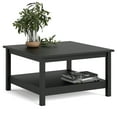 thumbnail image 3 of Tvilum Madrid Living Room Coffee Table with 1 Fixed Open Shelf, Black Matte, 3 of 11