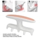 thumbnail image 4 of Herramienta de Masaje de Fascia Magnética Mimic Herramienta de Masaje de Fascia para Aliviar la Celulitis Punto de Activación Manual Herramienta de Masajeador de Celulitis de ANGGREK Otros, 4 of 8