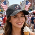 thumbnail image 4 of Lksixu 250 Anniversary USA Hat, 1776-2026 Year Bald Eagle & Flag Patriot Baseball Cap, Adjustable Retro Commemorative United States Trucker Hats America 250th Anniversary Hat for Men Women, 4 of 6