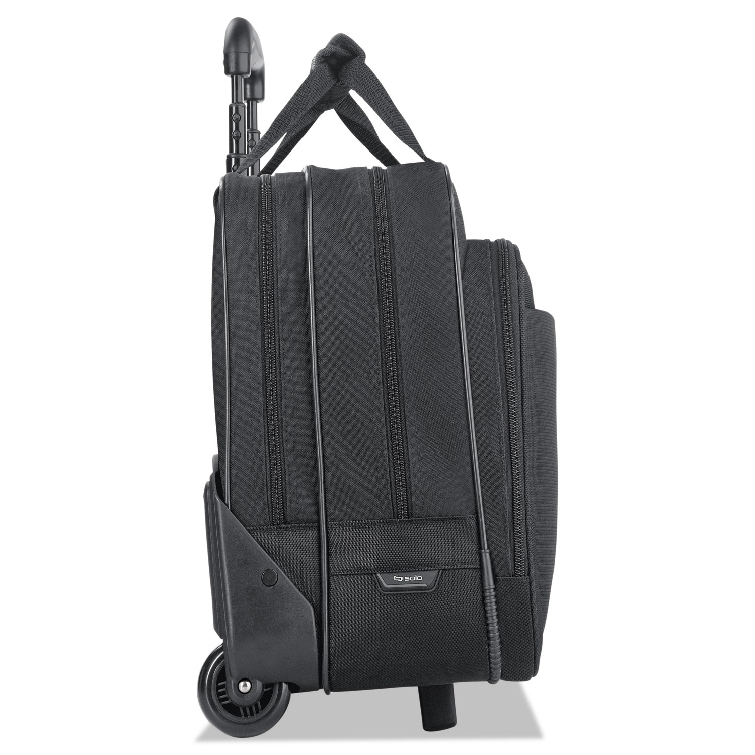 SOLO Classic Rolling Case, 17.3", 16 3/4" x 7" x 14 19/50", Black (CLS9104) - image 2 of 9