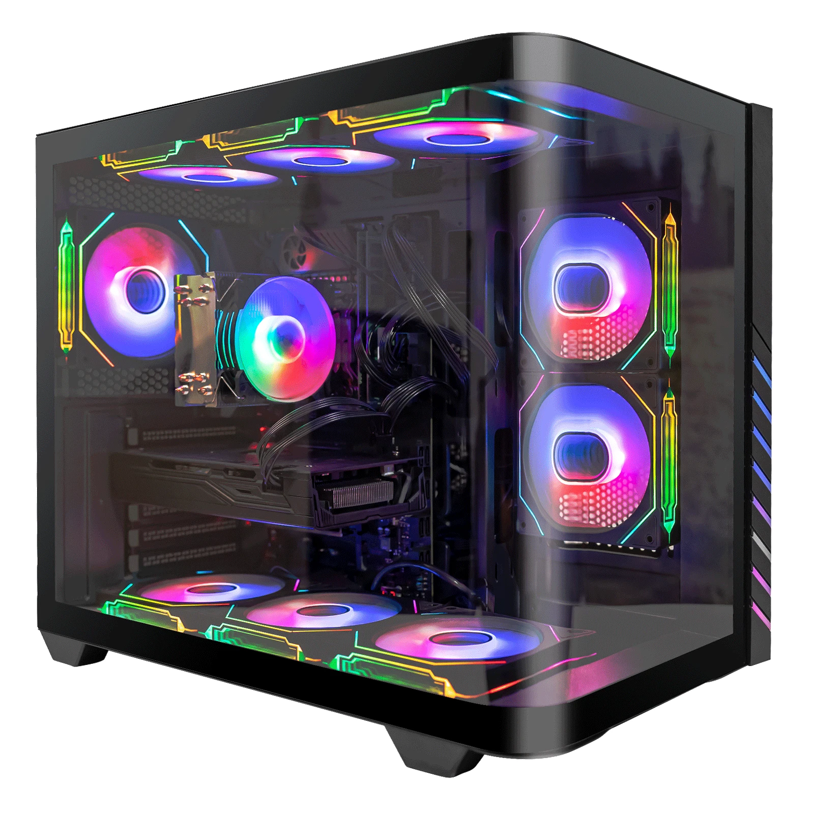 EVOUNIC Gaming PC Desktop Intel i7 Xeon E5 12 Cores 64GB RAM 1TB