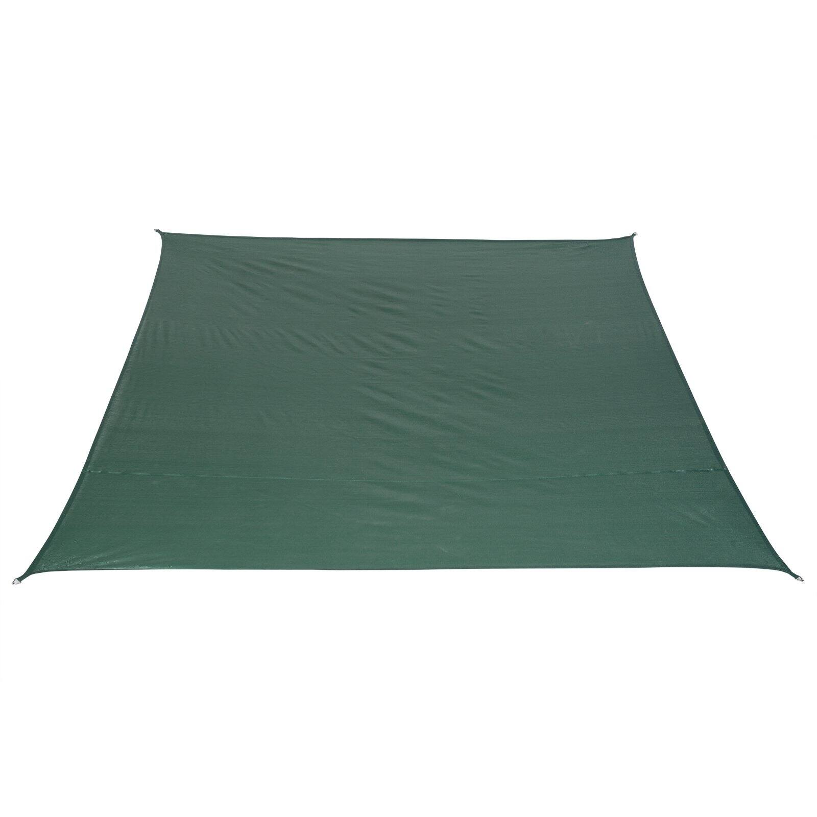 California Sun Shade Shade Sail 12' Square, Heritage Green Walmart