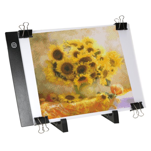 7 piezas DIY Diamonds Jewel Paint Tools y kits de accesorios con caja de luz de seguimiento A4 para Eccomum 7 piezas