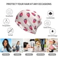 thumbnail image 5 of Zufioo Hand Drawn Strawberry Beanie Hats for Men and Women Slouchy Daily Hat for Winter Cap Running Hat Warm Stocking Caps, 5 of 8