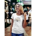 thumbnail image 2 of Evil Eye With Roots Shaped T-Shirt Women -Image by Shutterstock, Female 3X-Large, 2 of 4