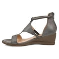thumbnail image 4 of 2023-women Low Heel Wedge Sandals Beach Open Toe ShoesGrey39, 4 of 5