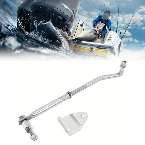DAMIFU This Adjustable Stainless Steel Outboard Steering Link Lever Tie Rod Kit Ranges From Sizes Of 265 Mm To 315 Mm