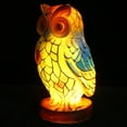 thumbnail image 1 of OUNONA Owl Night Light Table Lamp Yellow Resin Lighting Decoration For Home Users 1Pcs, 1 of 8