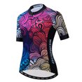 thumbnail image 3 of Maillot de ciclismo para mujer, color azul y negro, 2022, ropa de ciclismo de equipo profesional, maillot de bicicleta de montaña de verano, camiseta de bicicleta transpirable, maillot de ciclismo, 3 of 5