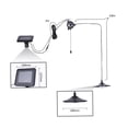 thumbnail image 3 of 3W al aire libre colgante solar Powered 4 LED arrojar la luz 250lm lámpara colgante con con Abanopi Luz al aire libre, 3 of 7